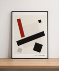 Abstract composition in minimalist display