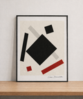 Abstract geometric composition in minimal frame